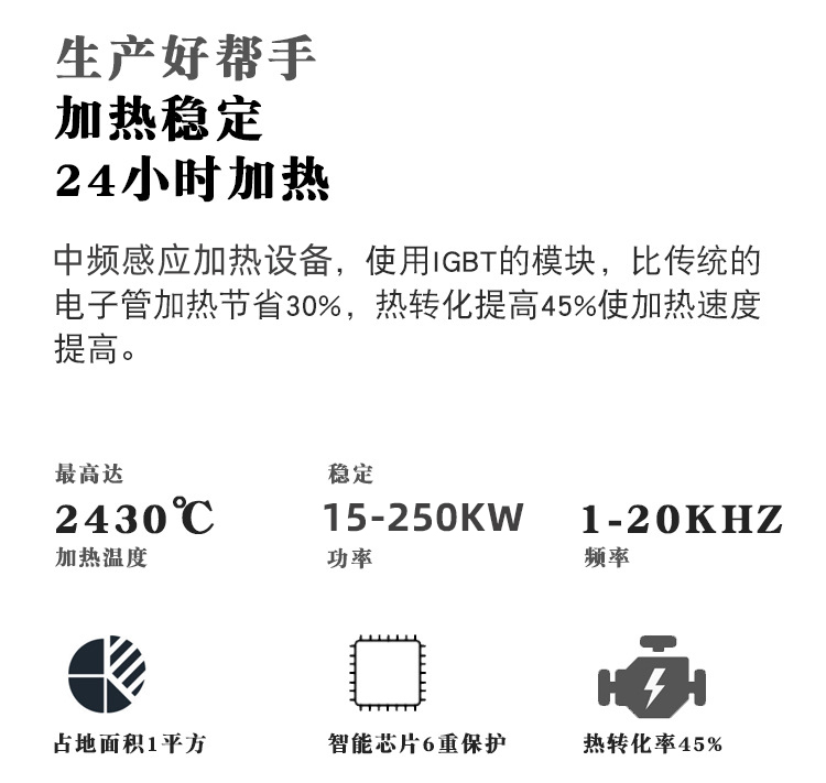 中频麻豆福利导航加热设备HTM-160AB 160KW中频透热炉(图3)